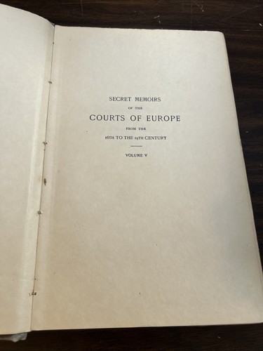 Courts of Europe - Memoirs Of Margaret De Valois, Queen Of Navarre, 1900, V.5 - Imagen 5 de 22
