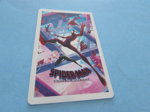SPIDER-MAN MARVEL ACROSS THE SPIDER VERSE UNUSED MOVIE TICKET FROM KOREA 5