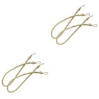  2 Pieces Gardinen Zusammenhalter Vorhang Raffhalter Seil Vorhangzubehör