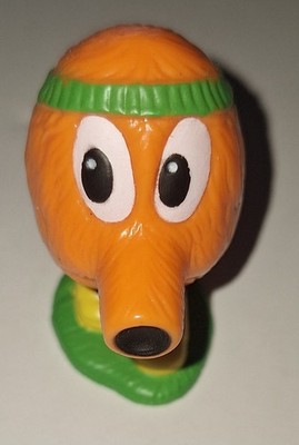 Q-Bert Jogging Figurine 1983 PVC Arcade Game Qross Qountry Qbert Kenner