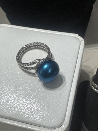 2 Honora Pearl Sterling Silver Sz 7 Rings (g) - Picture 3 of 8