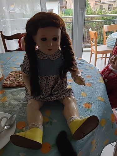 Sehr Schöne Alte PUPPE 50C MARKE UNBEKANNT - Bild 1 von 4