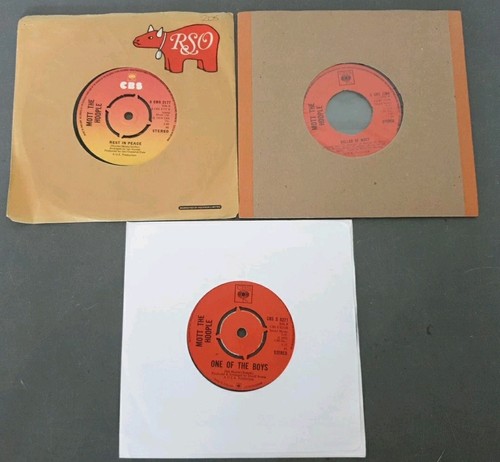 Mott The Hoople - 3x 7" Singles (UK) - Picture 2 of 2