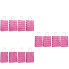  60 Pcs 15x8x21cm Polka Dot Kraft Paper Gift Bag Party Favors Handbag Shopping