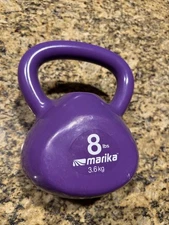Marika 8lb Kettlebell Purple for Weight Lifting