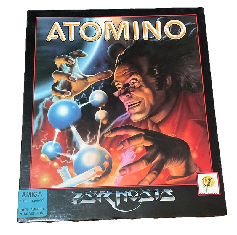 Vintage Atomino Commodore Amiga Game - Psygnosis Big Box Edition