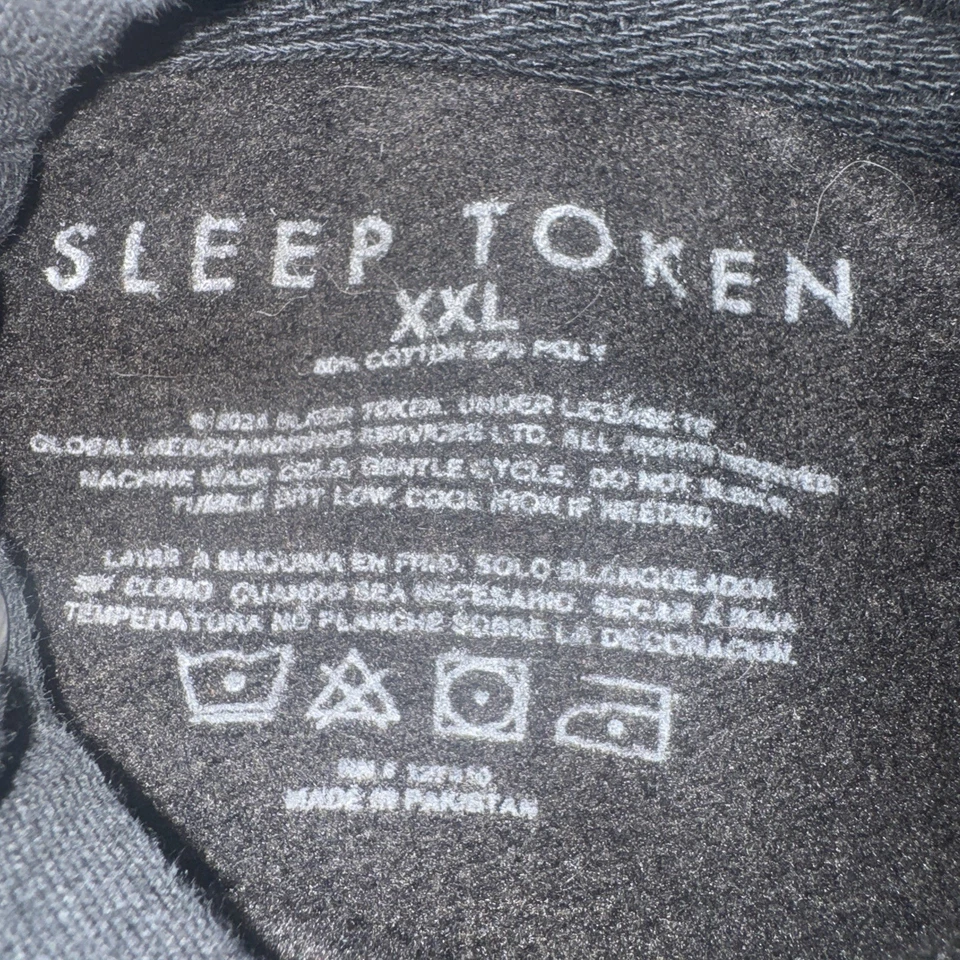 Sudadera con capucha Sleep Token Symbols & Beings para hombre Hot Topic negra con capucha XXL Foto 3 de 4