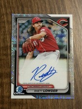 2024 Bowman Chrome Mega Box Rhett Lowder Autograph #BMA-RL