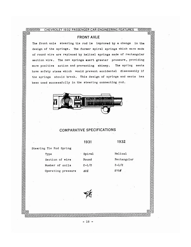 Chevrolet 1932 manual de características de ingeniería de automóviles 32 Chevy Confederate Foto 3 de 4