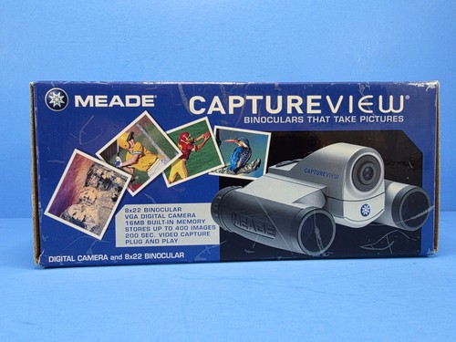 MEADE CaptureView Digital Camera & 8x22 Binoculars Model CV-1 – NEW IN BOX - Picture 4 of 7