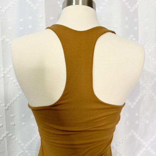 464. Neu ohne Etikett Free People Intimate Racerback Tank XS/S | rostbraun Stretch - Bild 7 von 9