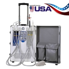 Portable Dental Delivery Unit with Air Compressor Suction System Mobile Box