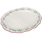 Better Homes & Gardens Mistletoe 18" x 13.5" Oval Serving Platter Christmas