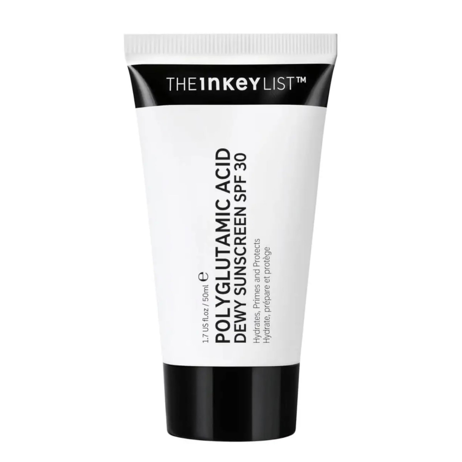 The INKEY List Polyglutamic Acid Dewy Sunscreen SPF 30 50ml, Primes and