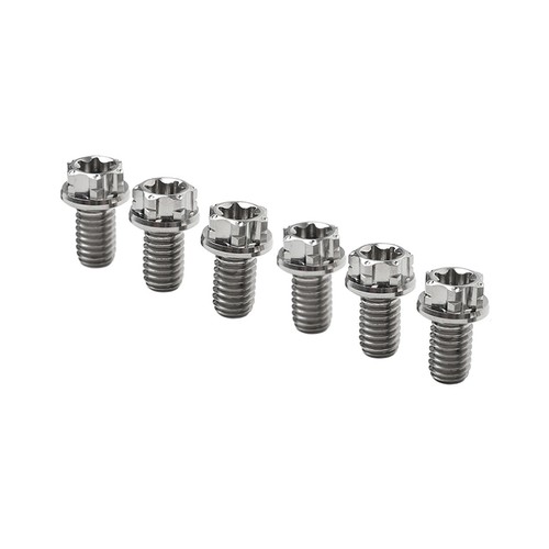 6 Piezas Tornillos Titanio Torx Cabeza Brida Tornillo M8x30mm Para Moto Bicicleta - Imagen 8 de 12