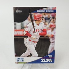 Shohei Ohtani 2022 Topps Series 2 #SS-2 Black Significant Statistics /299 Angels