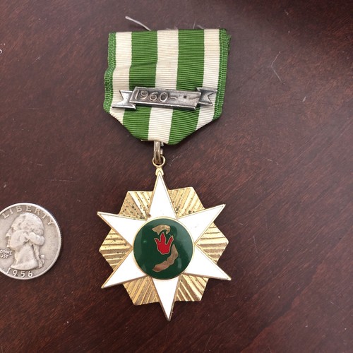 US ARMY VIETNAM WAR CAMPAIGN CHIEN-DICH BOI-TINH 1960 Medal w bar - Picture 2 of 7