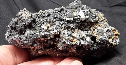 4" CERUSSITE on SPHALERITE from Chihuahua, Mexico FLUORESCENT - Picture 2 of 10