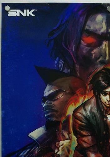 PS4 playstation KOF '98 UMFE The King Of Fighters promotional B2 poster - Picture 2 of 6