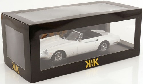 KK Scale 1:18 FERRARI 365 CALIFORNIA SPYDER WHITE 1966 Diecast - KKDC180054 - Picture 6 of 6