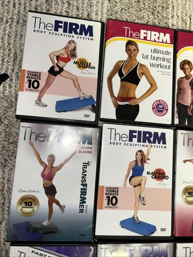 The firm 9 DVD Set New Open Very Good Condition. Fat Burning Body Shaping Sculpt - Picture 5 of 5