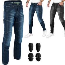 Herren Motorradjeans Bikerjeans mit Protektor...