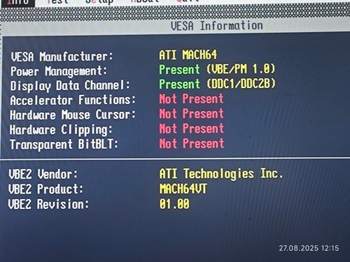 Rare VGA MediaBus ASUS PCI-AV264VT v1.2 (Mach64VT + Sound Blaster Vibra 16) 2 MB - Picture 9 of 20