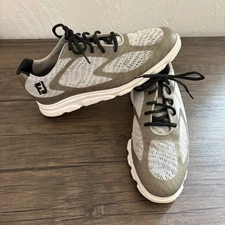 FootJoy SuperLites XP Gray Mens Size 8 M Lace Up Golf Shoes Spikeless 58025