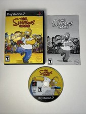 The Simpsons Game Playstation2 PS2 Complete CIB