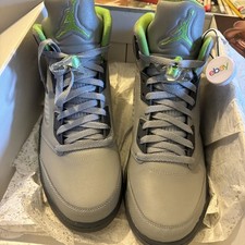 Air Jordan 5 Retro "Green Bean" Silver DM9014-003 Size 13
