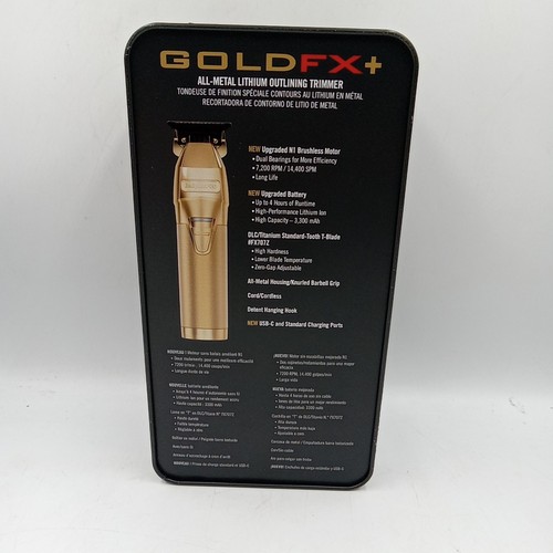 BabylissPRO Barberology GOLDFX Collection - Outlining Trimmer FX787G.........173 - Picture 7 of 11