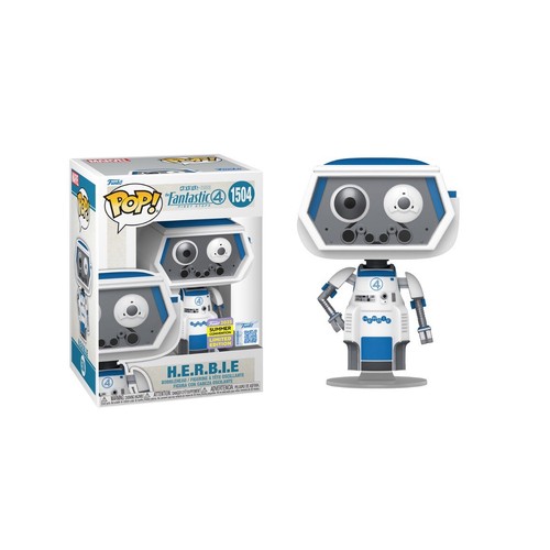 Funko Pop H.E.R.B.I.E. 2025 SDCC SHARED Exclusive Fantastic 4 Presale