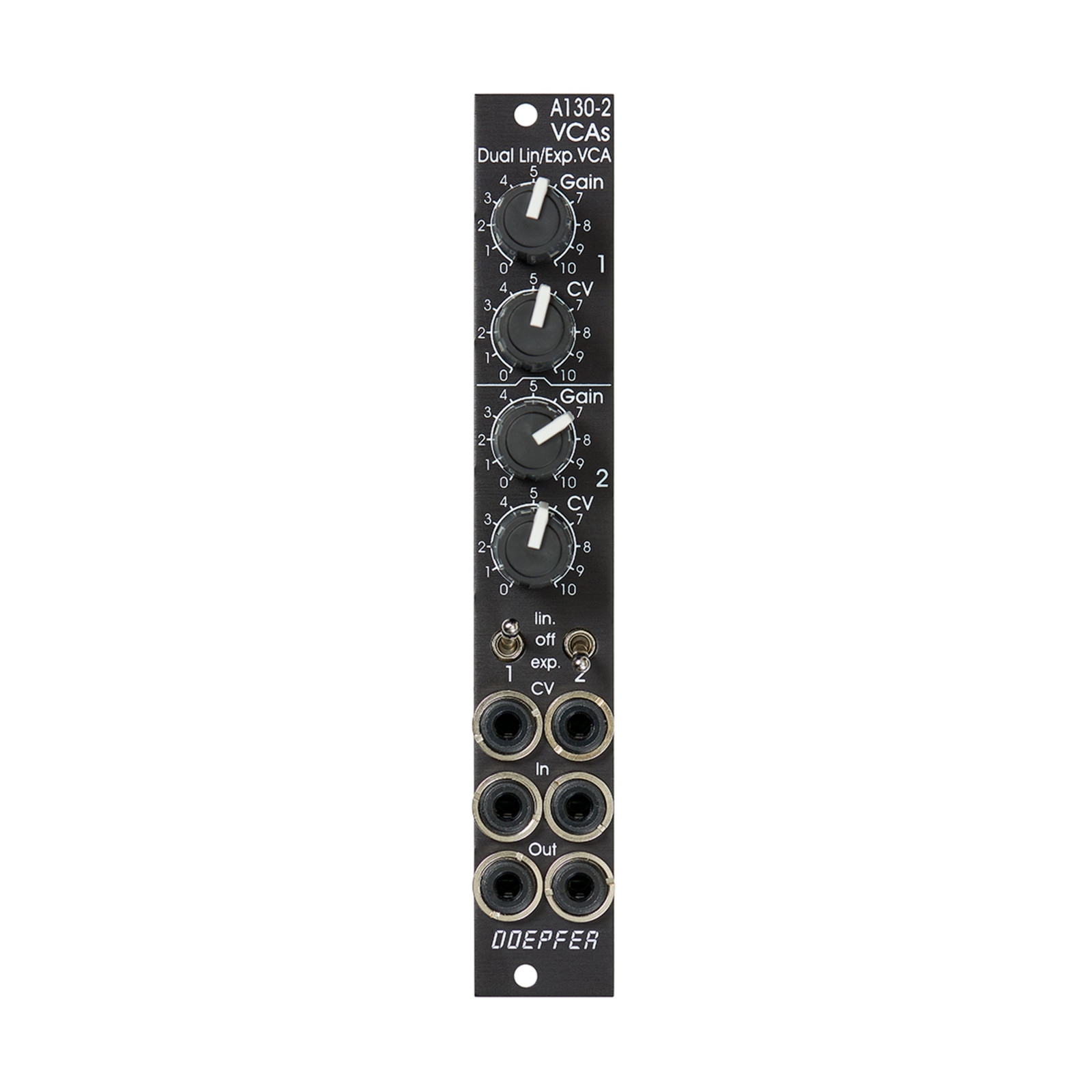 Doepfer A-130-2 Dual linear/exponential VCA Vintage Edition - Модульный VCA
