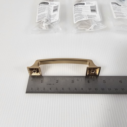 NEW 3 Amerock BP36775CZ Ville, Cabinet Drawer Pull, Champagne Bronze - Picture 5 of 7