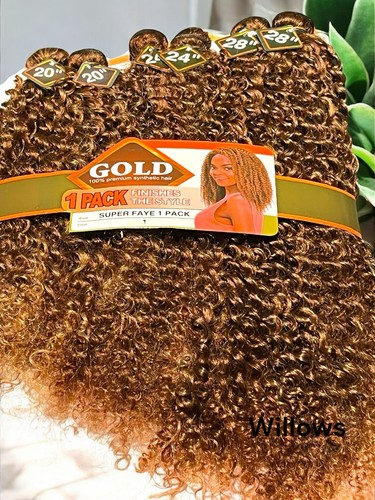 Authentic Noble Gold, Super FAYE, SUPER BOHEMIAN, CURLY, WEAVE ON - Col 27 - Picture 2 of 7