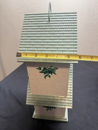 Gemmy animiertes Vogelhaus singendes Rotkehlchen zwitschern getestet funktioniert bewegungsaktiviert 14 Zoll - Bild 10 von 18