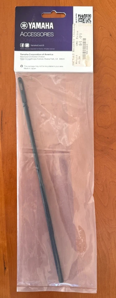 Yamaha Grabadora Varillas de Limpieza Plástico, SIETE del AC1663 Negro Foto 2 de 3