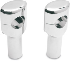 Drag Specialties Big Buffalo Handlebar Risers - 4 Inch Chrome, Part 0602-0468