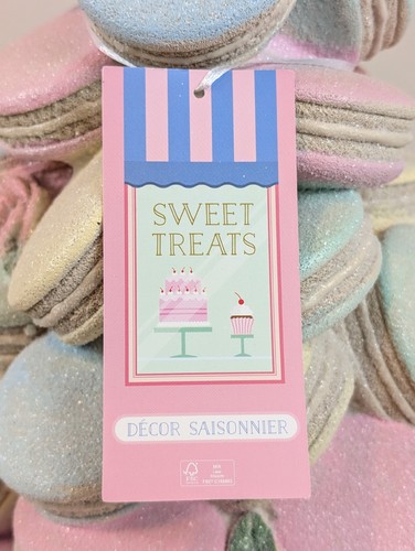 SWEET TREATS Pastel Macarons Tree On Pedestal. Spring, Wedding, Decor. Flowers. - Picture 12 of 16