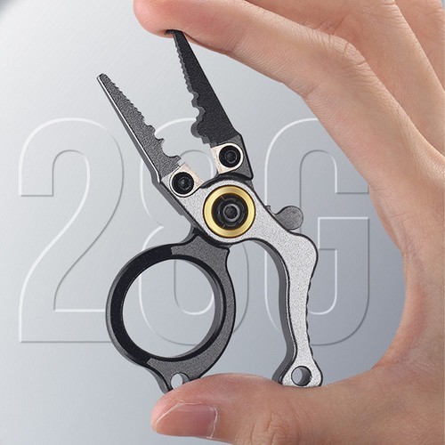 Salzwasserfeste Angelschere zum Entfernen von Haken und Zopfschneiden - Bild 8 von 32