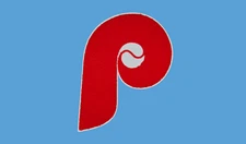 10-Inch Chenille Vintage Philadelphia Phillies Patch Sew-on / Iron-on Patch