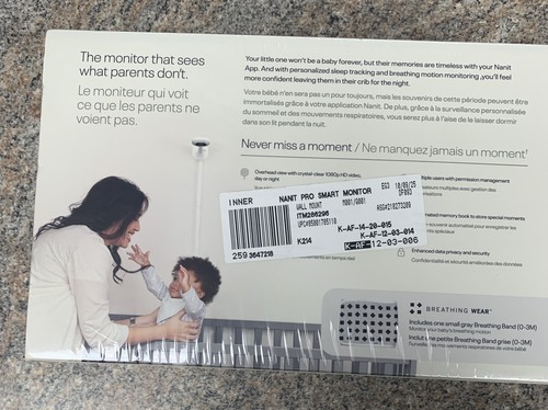 Nanit Pro N311US HD Baby Camera with Sleep Tracking and Breathing Monitoring... - Bild 2 von 2
