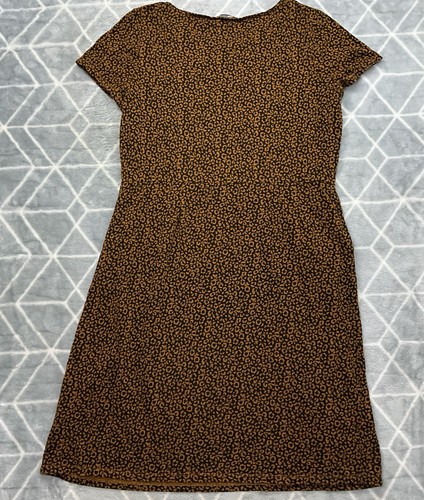 Boden Leopard Print Pattern Fit And Flare Dress Women’s Size 18R Midi Dress - Picture 6 of 6