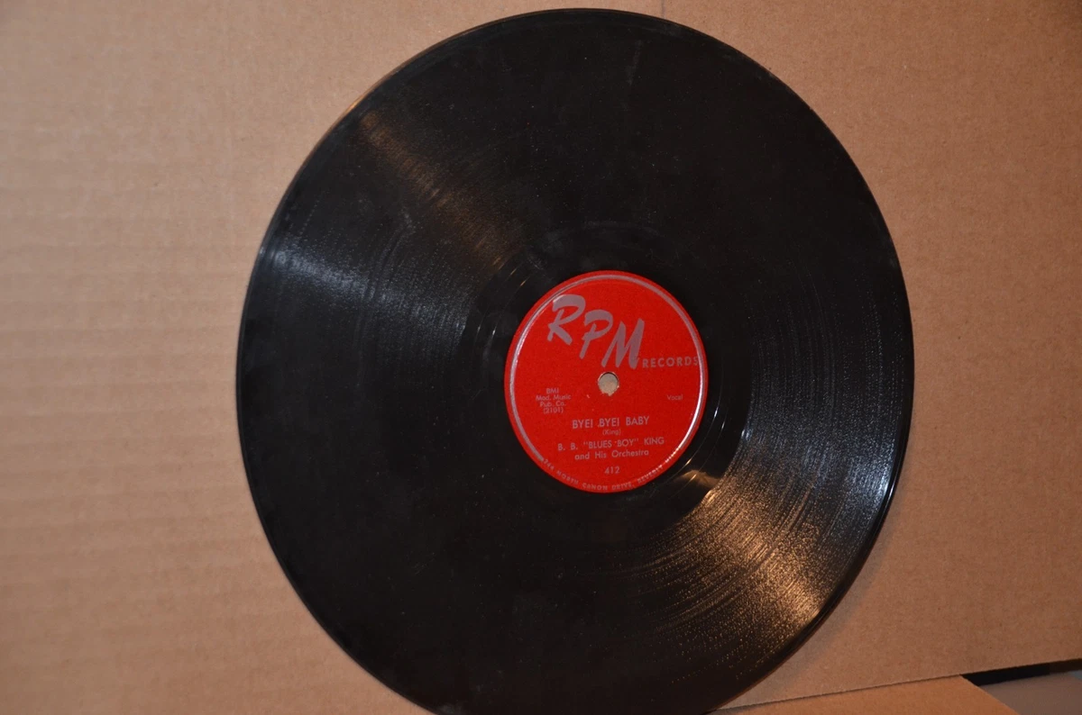 洋楽 B.B. KING RPM Why Did You Leave Me 78rpm 78 RPM Vinyl Records B.B. King for sale | eBay