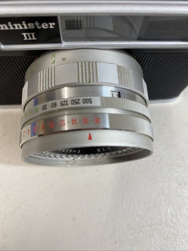 Yashica Minister III  35mm Camera & Case  Untested @A - Picture 4 of 24