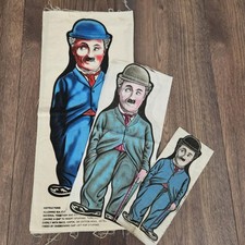 Vintage/Antique CHARLIE CHAPLIN - Printed Cloth Rag Dolls Sunshine Sieve & Co
