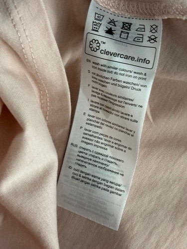 EDC by Esprit ‘Sea Chill’ Graphic Print T-Shirt in Light Pink – Size L - Picture 8 of 9