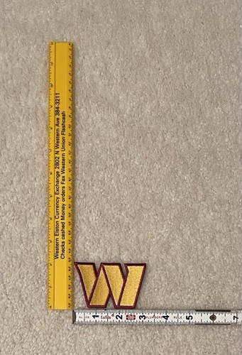 WASHINGTON COMMANDERS 5 SET FOOTBALL IRON ON EMBRIODERED PATCH - Picture 4 of 5