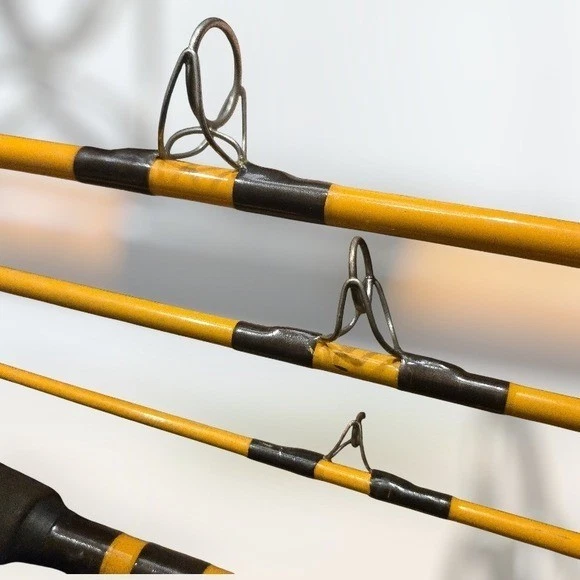 VTG Eagle Claw Packit PK200 6.5' 186cm 4pc Spinnin Rod Compact Travel Ultralight