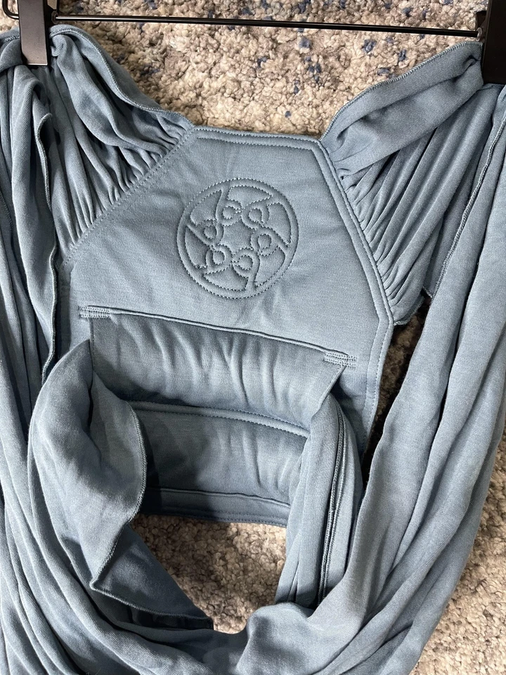 Portabebés LILLEbaby Dragonfly Wrap Azul Algodón Modal Talla XL WR-DF-512-70 Foto 2 de 4